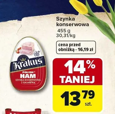 Szynka konserwowa promocja w Carrefour