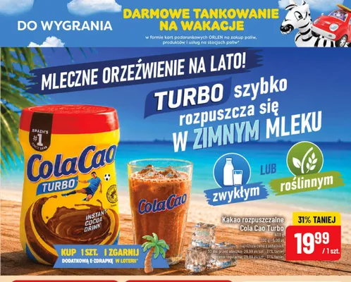 Kakao rozpuszczalne Cola Cao Turbo promocja w POLOmarket