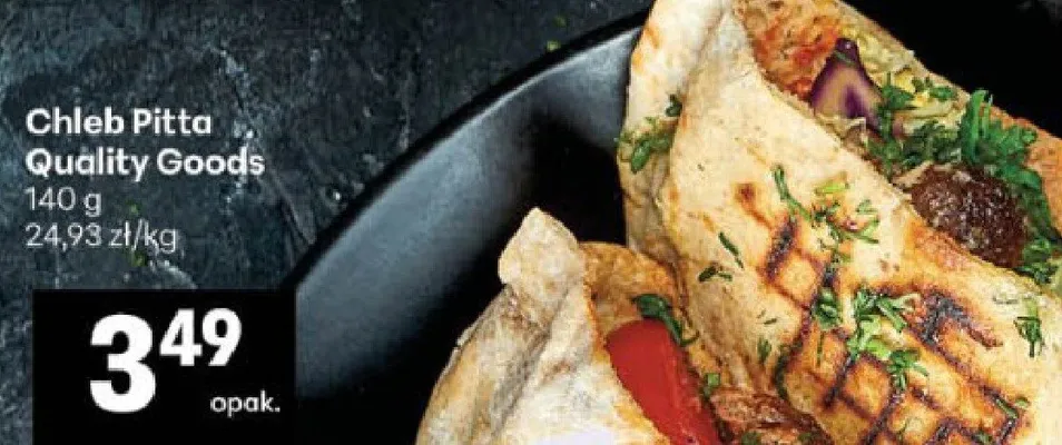 Chleb Pitta Quality Goods promocja w Delikatesy Centrum
