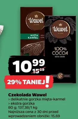 Czekolada różne rodzaje promocja w Netto