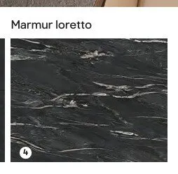 Blat laminowany Marmur loretto 62x3,8x305cm promocja w Castorama