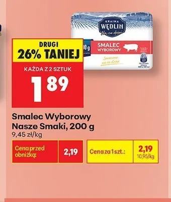 Smalec Wyborowy Nasze Smaki promocja w Biedronka