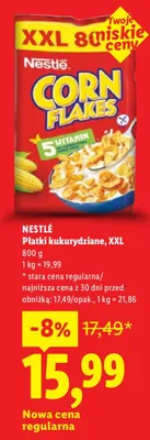 Płatki kukurydziane XXL promocja w Lidl