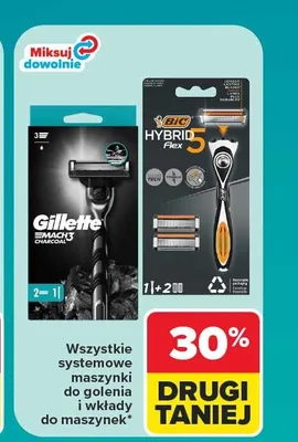 Maszynka do golenia BIC Hybrid 5 Flex promocja w Carrefour Market