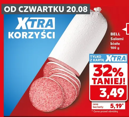 Salami białe Bell promocja w Kaufland