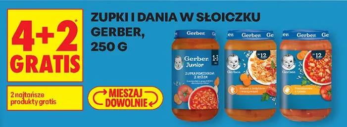 Zupki i dania w słoiczku promocja w Biedronka