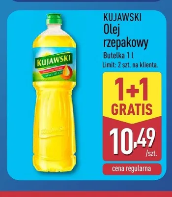 Olej rzepakowy Kujawski promocja w Aldi