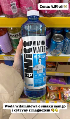 Woda witaminowa Unite Vitamin Water Magnesium o smaku mango i cytryny promocja w Dino