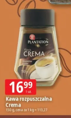 Kawa rozpuszczalna Crema Plantation promocja w Leclerc
