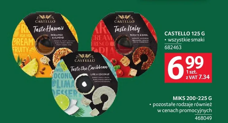 Ser Castello Taste the Caribbean promocja w Selgros