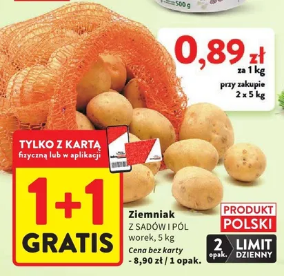 Ziemniak Z Sadów i Pól promocja w Intermarche
