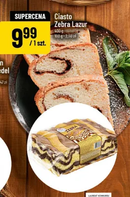 Ciasto Zebra Lazur promocja w POLOmarket