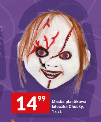 Maska plastikowa laleczka Chucky promocja w Twój Market