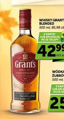 Whisky Grant's Blended promocja w ABC