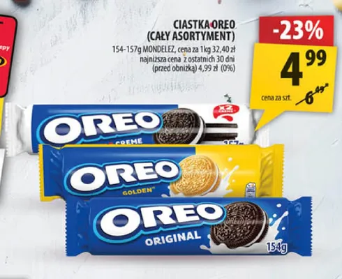 Ciastka Oreo Original promocja w Arhelan