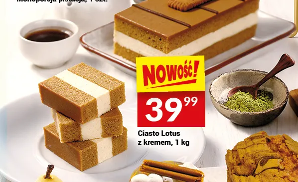 Ciasto Lotus z kremem Białecki promocja w Twój Market