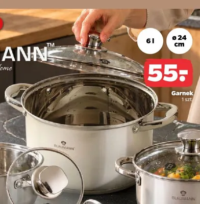 Garnek 6 l Blaumann promocja w Netto