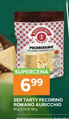 Ser tarty Pecorino Romano Auricchio promocja w Stokrotka