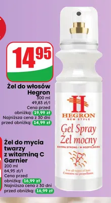 Żel do włosów Hegron promocja w Dino