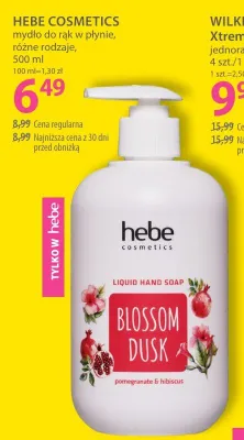 Mydło do rąk w płynie HEBE COSMETICS Blossom Dusk promocja w Hebe