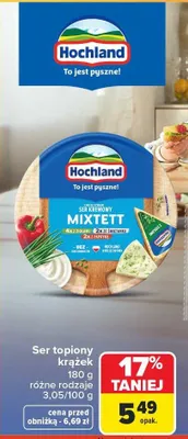 Ser topiony krążek promocja w Carrefour Market