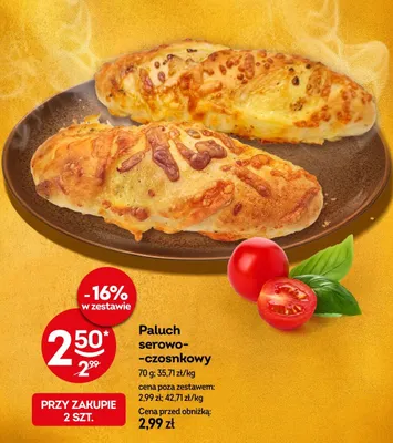 Paluch serowo-czosnkowy promocja w Żabka