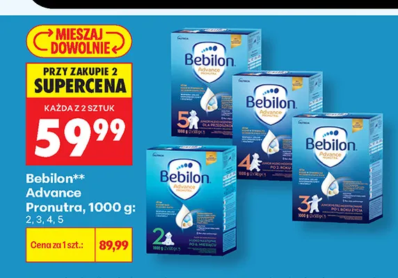 Bebilon Advance Pronutra 5 promocja w Biedronka