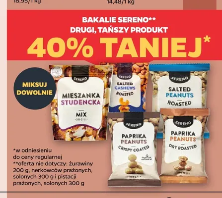 Bakalie Sereno promocja w Netto