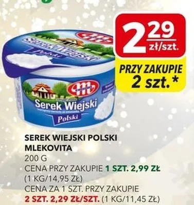 Serek wiejski polski promocja w Top Market