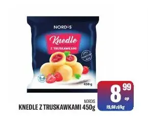 Knedle z truskawkami Nordis promocja w Tomi Markt