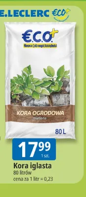 Kora iglasta E.C.O.+ promocja w Leclerc