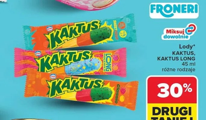 Lody Kaktus promocja w Carrefour