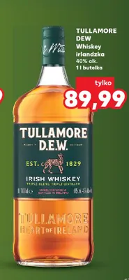 Whiskey irlandzka Tullamore Dew promocja w Kaufland