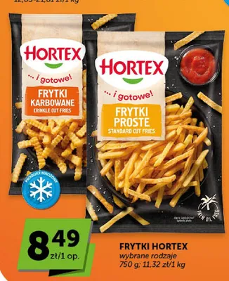 Frytki karbowane Hortex promocja w Euro Sklep