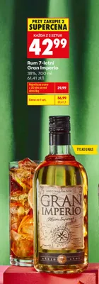 Rum 7-letni Gran Imperio promocja w Biedronka
