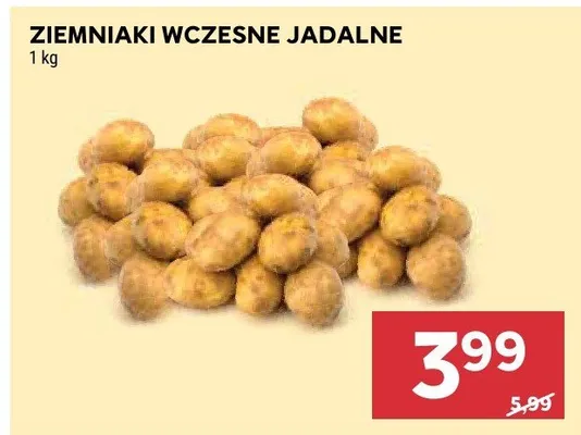 Ziemniaki wczesne jadalne promocja w Stokrotka