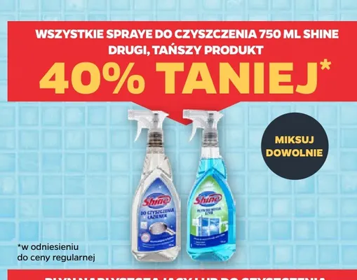 Spray do czyszczenia łazienek Shine promocja w Netto
