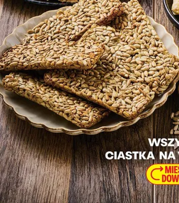 Ciastka ze słonecznikiem promocja w Biedronka