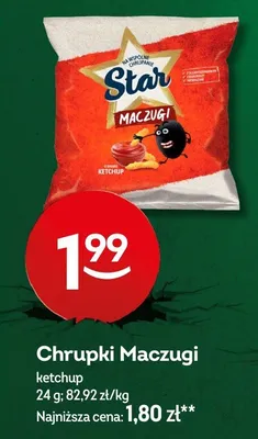 Chrupki Maczugi ketchup promocja w Żabka