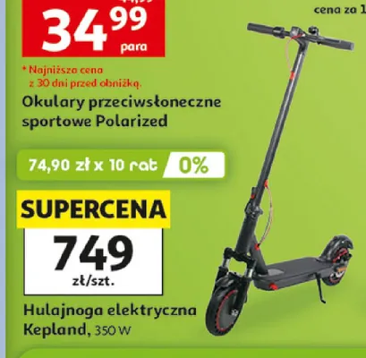 Hulajnoga elektryczna Kepland promocja w Auchan