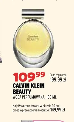 Woda perfumowana Beauty Calvin Klein promocja w Drogerie Natura