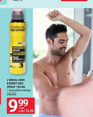 Dezodorant spray L'Oréal Men Expert promocja w Selgros