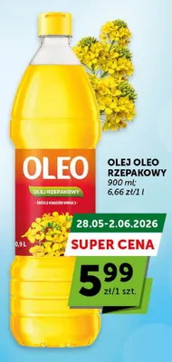 Olej rzepakowy Oleo promocja w Groszek