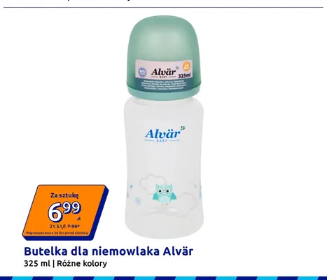 Butelka dla niemowlaka Alvär 325 ml promocja w Action