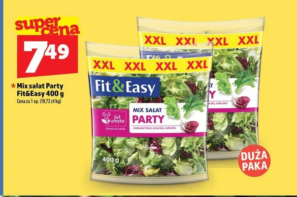 Mix sałat Party Fit&Easy promocja w TOPAZ