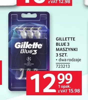 Maszynki do golenia Gillette Blue 3 promocja w Selgros