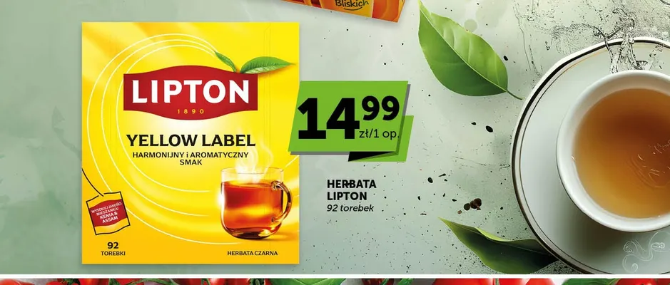 Herbata Lipton Yellow Label promocja w Euro Sklep