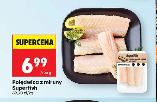 Polędwica z miruny Superfish promocja w Biedronka