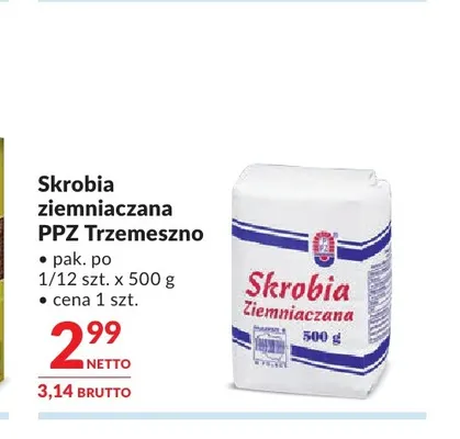 Skrobia ziemniaczana PPZ Trzemeszno promocja w Makro