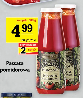 Passata pomidorowa Ata Rowa promocja w Gram Market